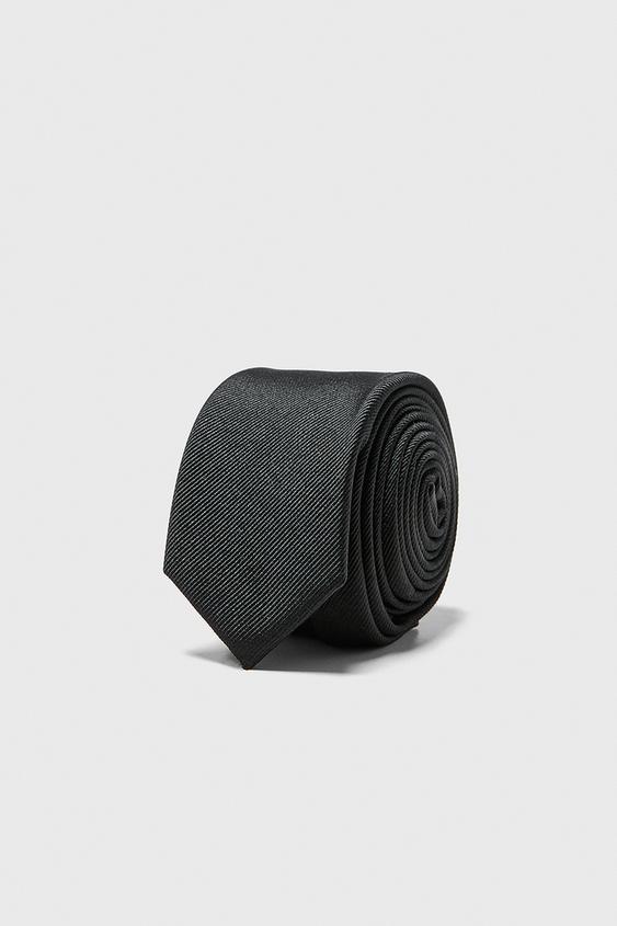 Zara OTTOMAN İNCE KRAVAT 2 Zara OTTOMAN İNCE KRAVAT 3