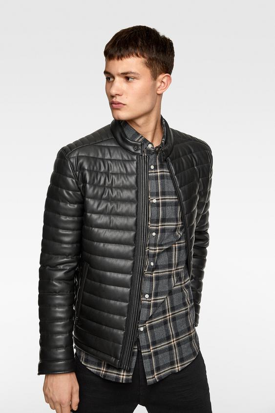 Modalite Net Zara Faux Leather Puffer Jacket 08281353 I2019 - Zara Faux Leather Puffer Jacket Mens Modalite Net Zara Faux Leather Puffer Jacket 08281353 I2019 - Zara Faux Leather Puffer Jacket Mens
