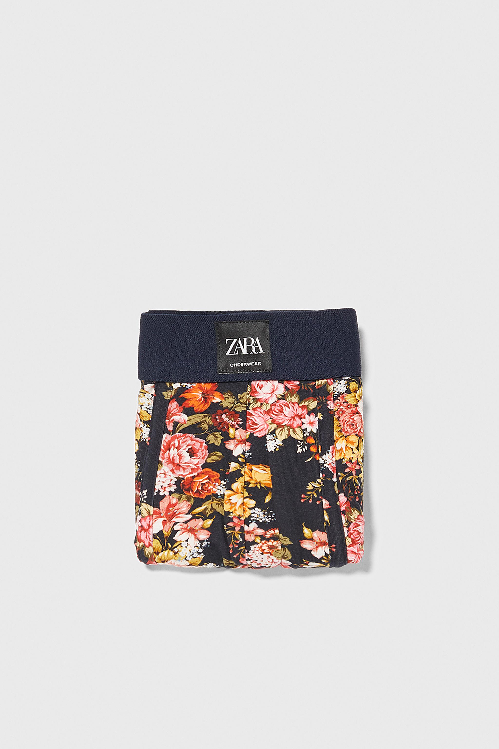 Zara FLORAL PRINT BOXERS