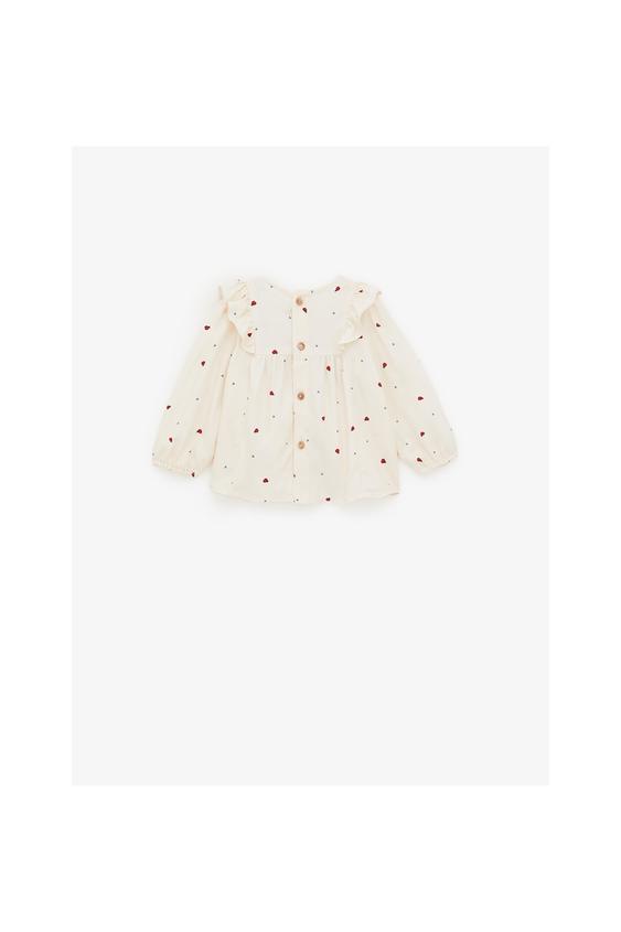 Modalite Net Zara Chemise A Imprime Coccinelles I19 Modalite Net Zara Chemise A Imprime Coccinelles I19