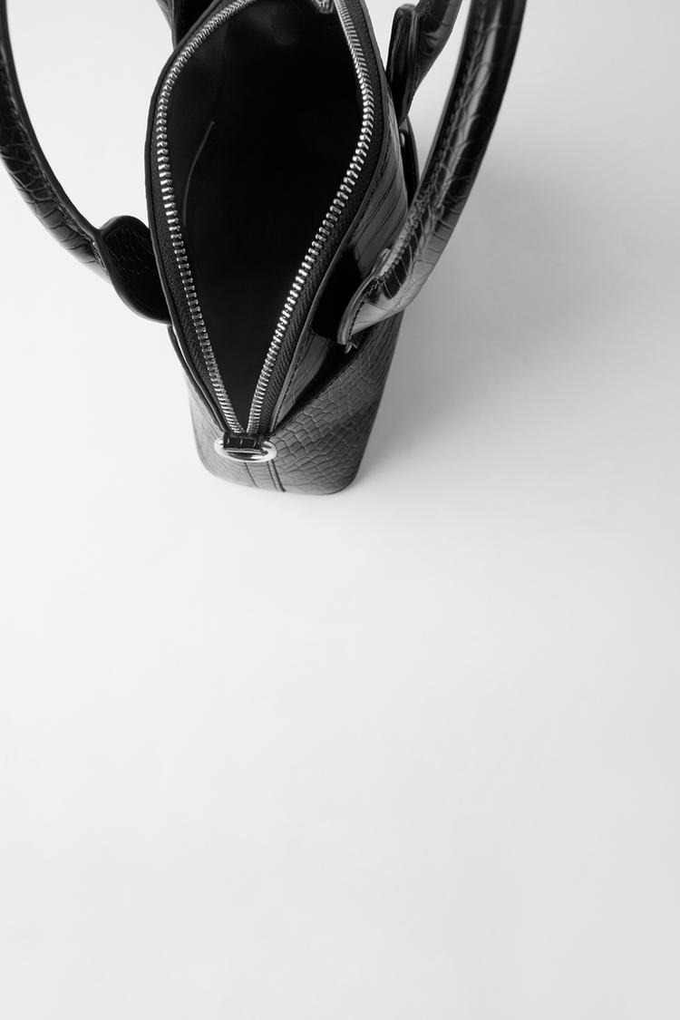 sac bowling zara rouge sac bowling zara rouge