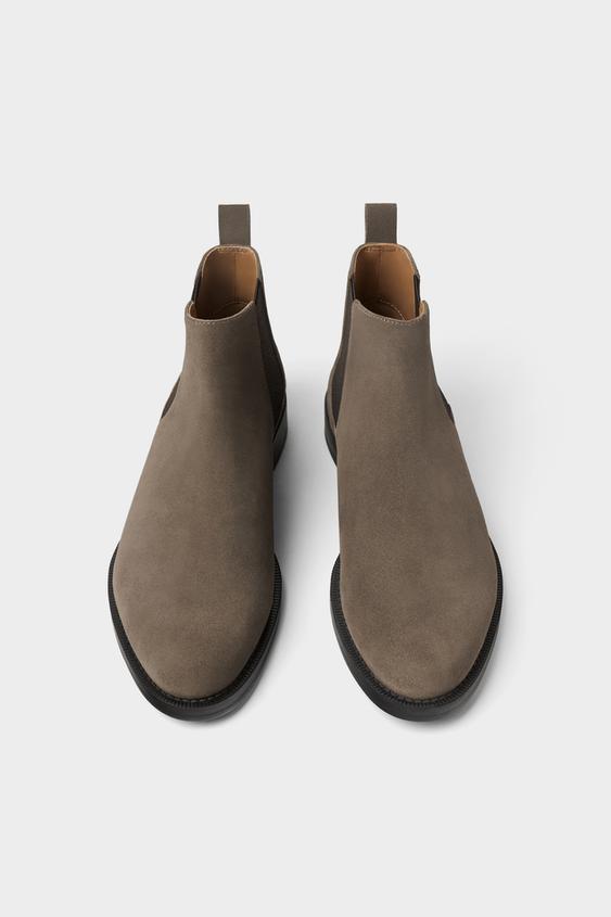 gri kalin suet bilekte bot