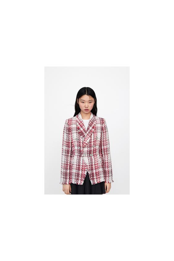 Modalite Zara Jewel Button Tweed Jacket