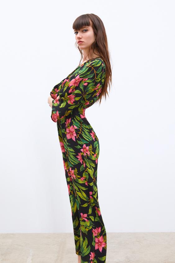 Zara ÇİÇEK DESENLİ TULUM 02157054V2019 Zara ÇİÇEK DESENLİ TULUM 02157054V2019