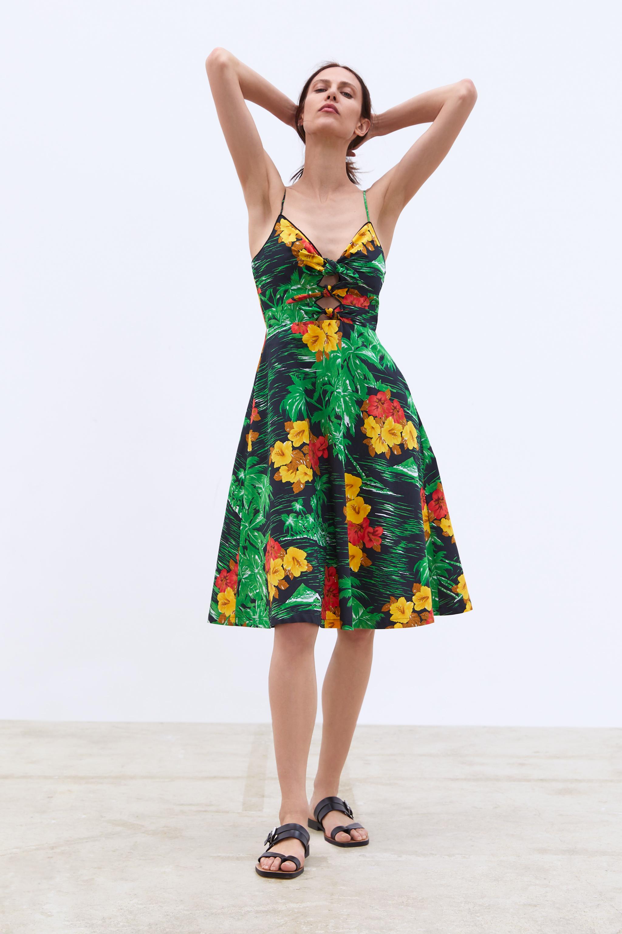 Zara FLORAL PRINT DRESS