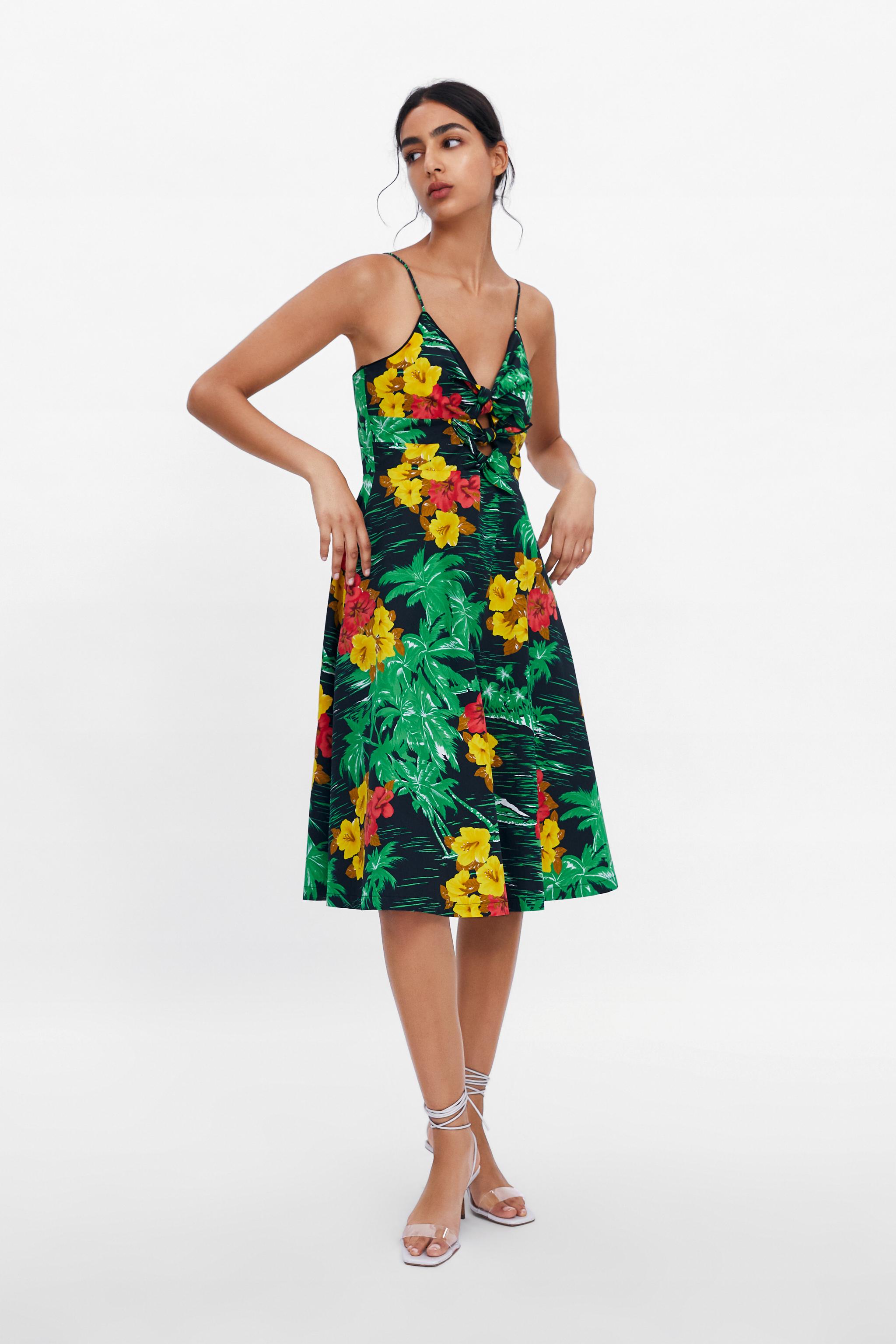 Zara FLORAL PRINT DRESS