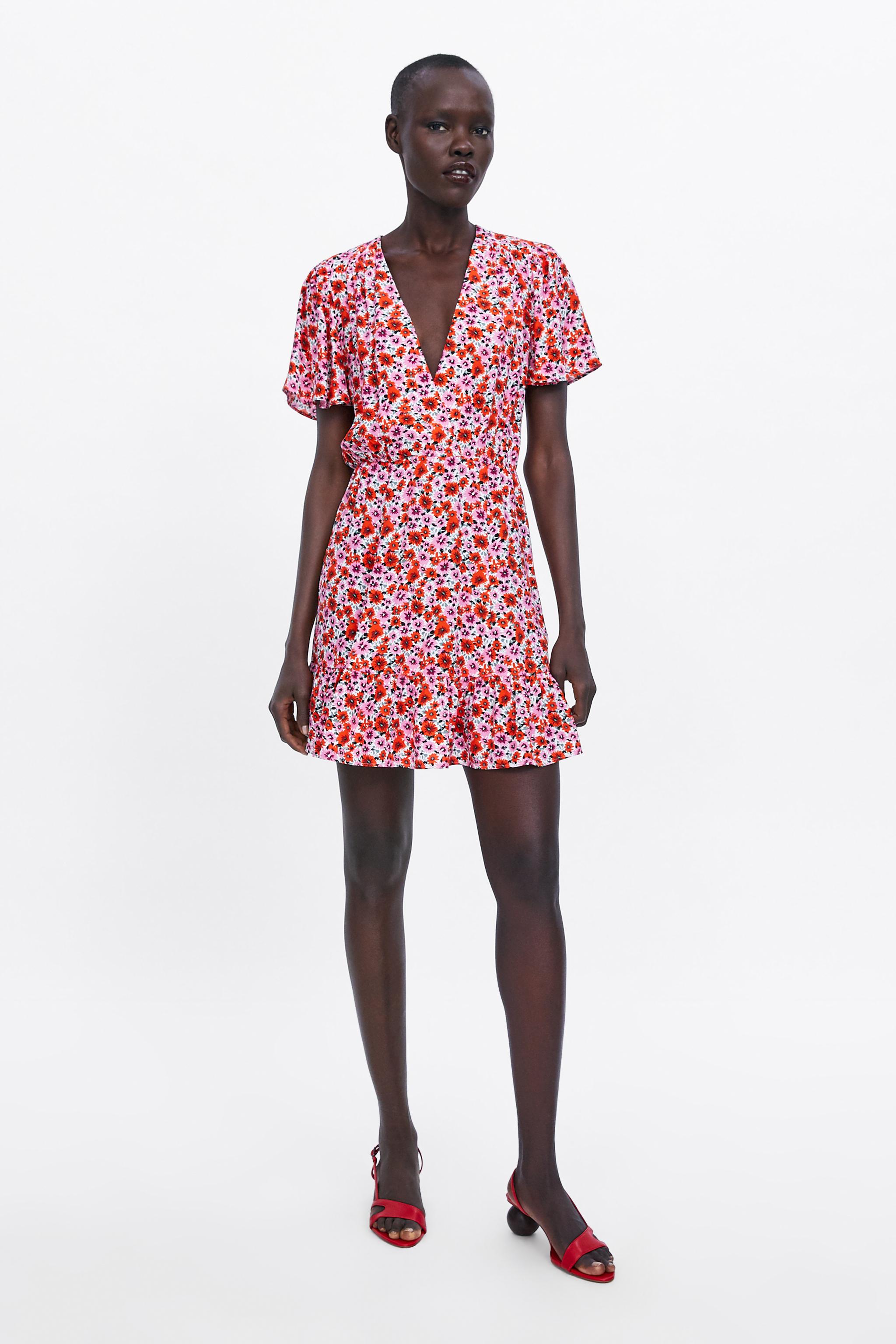 Zara FLORAL PRINT DRESS