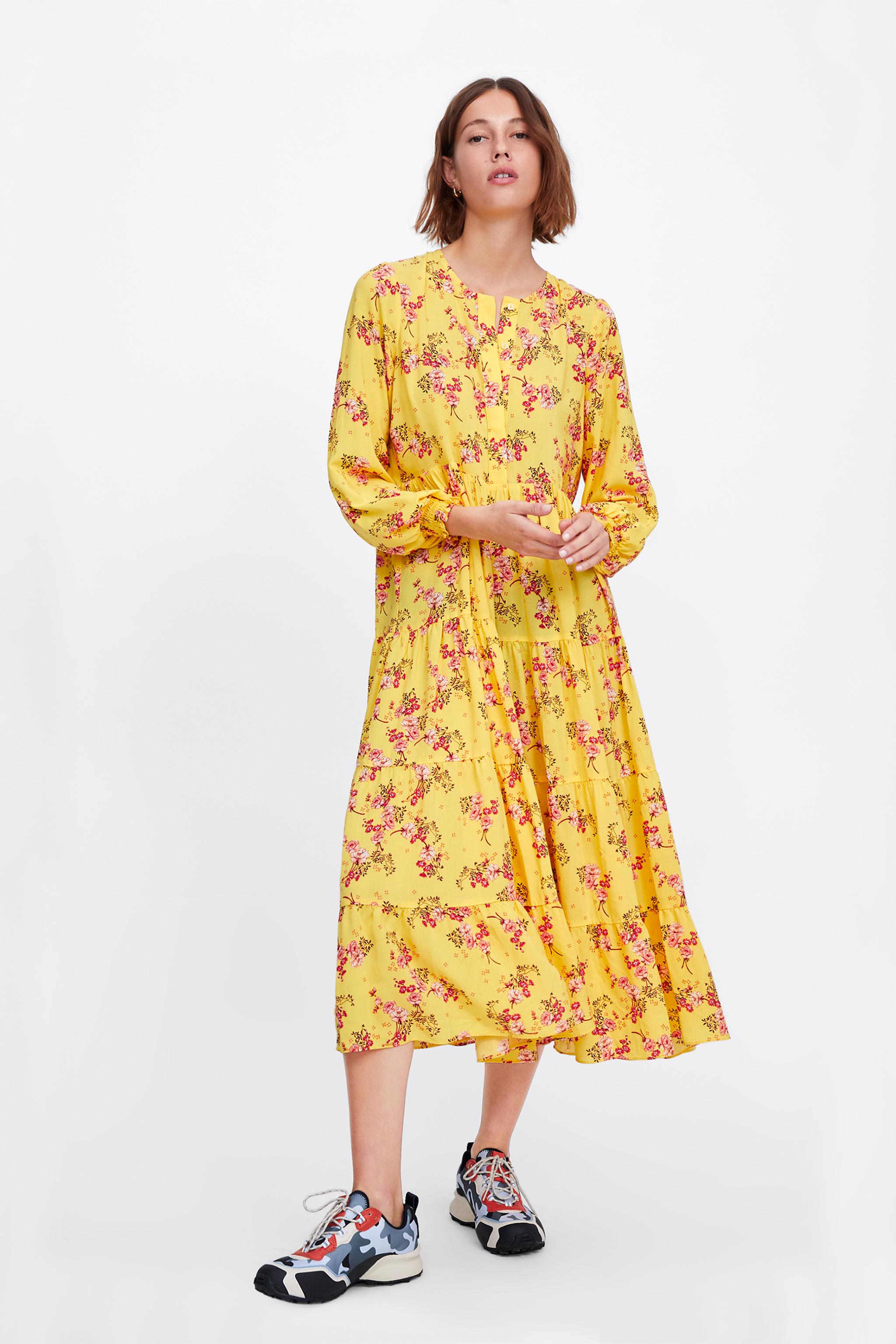 Zara FLORAL PRINT DRESS