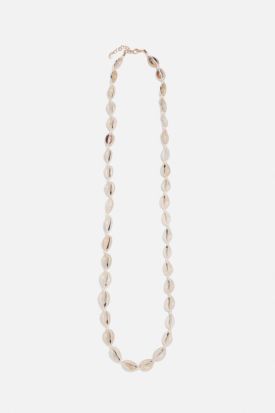 Zara seashell necklace Clearance