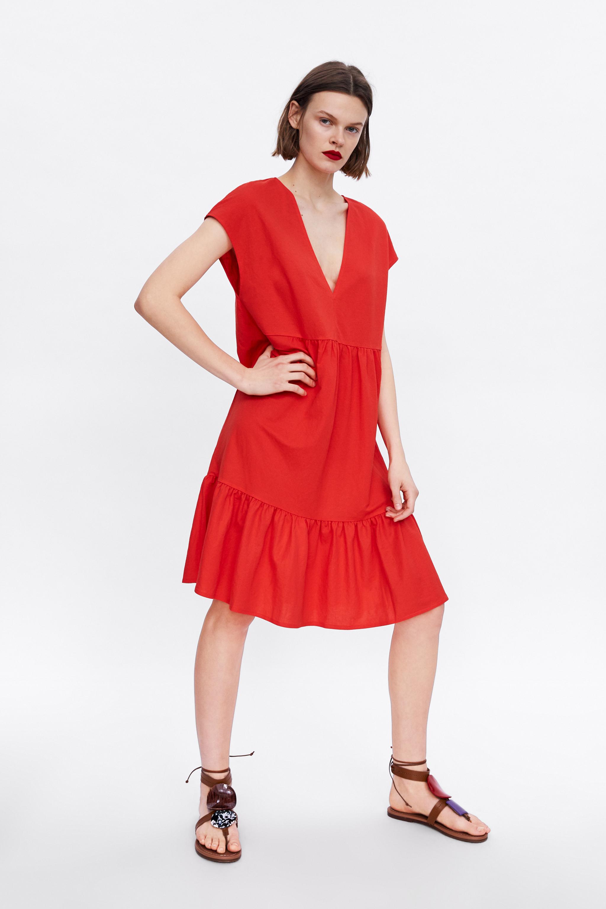 Zara RUFFLED DRESS