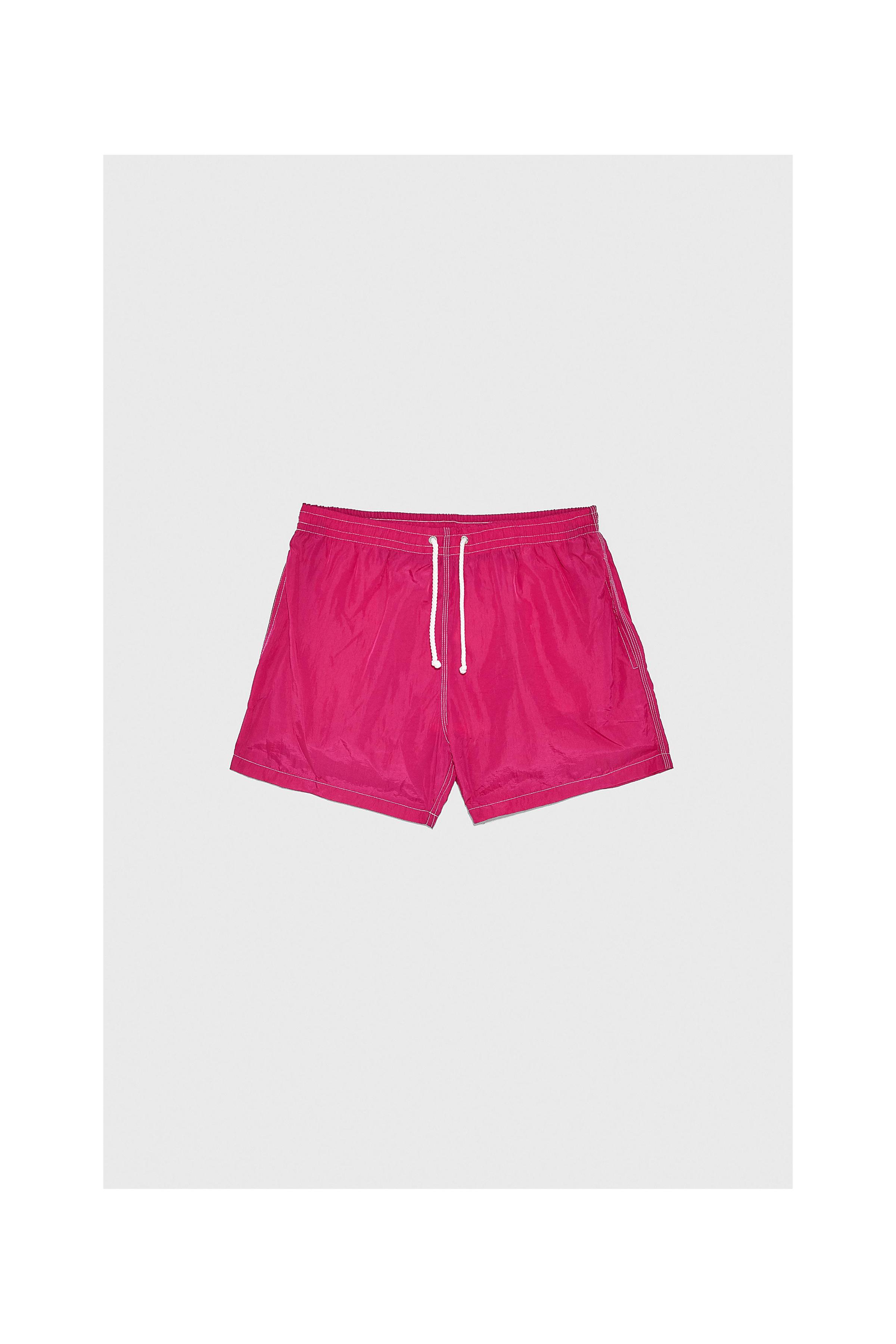 Zara SWIMSUIT WITH CONTRASTING TOPSTITCHING