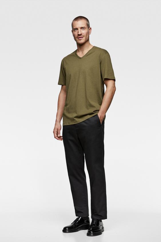 Basic Uzun T Shirt Zara Turkiye Turkey