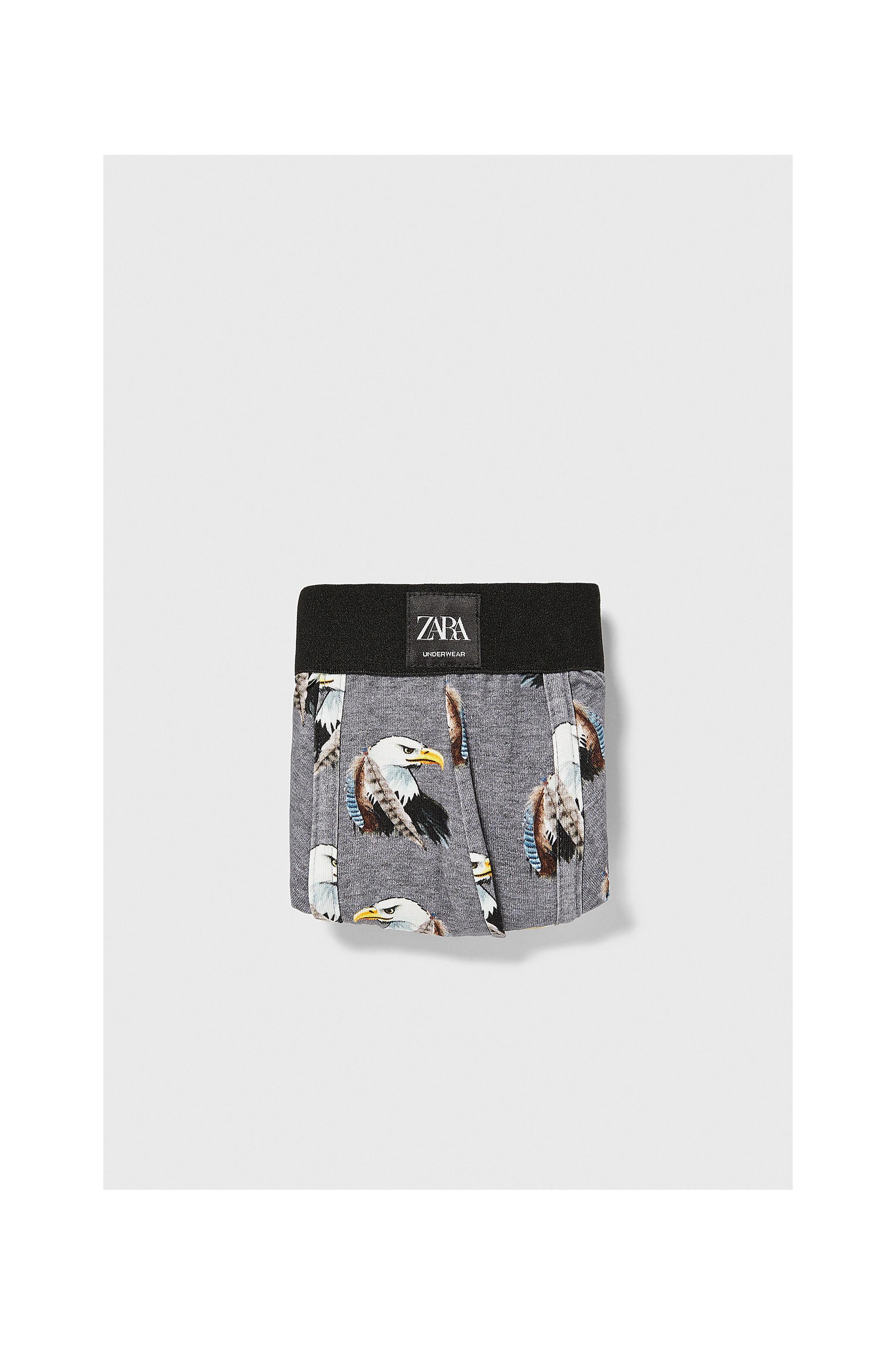 Zara EAGLE PRINTED BOXERS