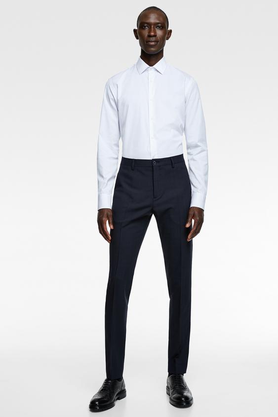 TEXTURED WEAVE MICRO DOT SHIRT