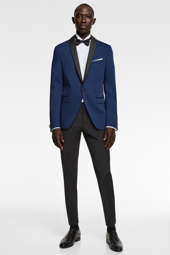 TECHNICAL BLAZER WITH CONTRASTING TRIM