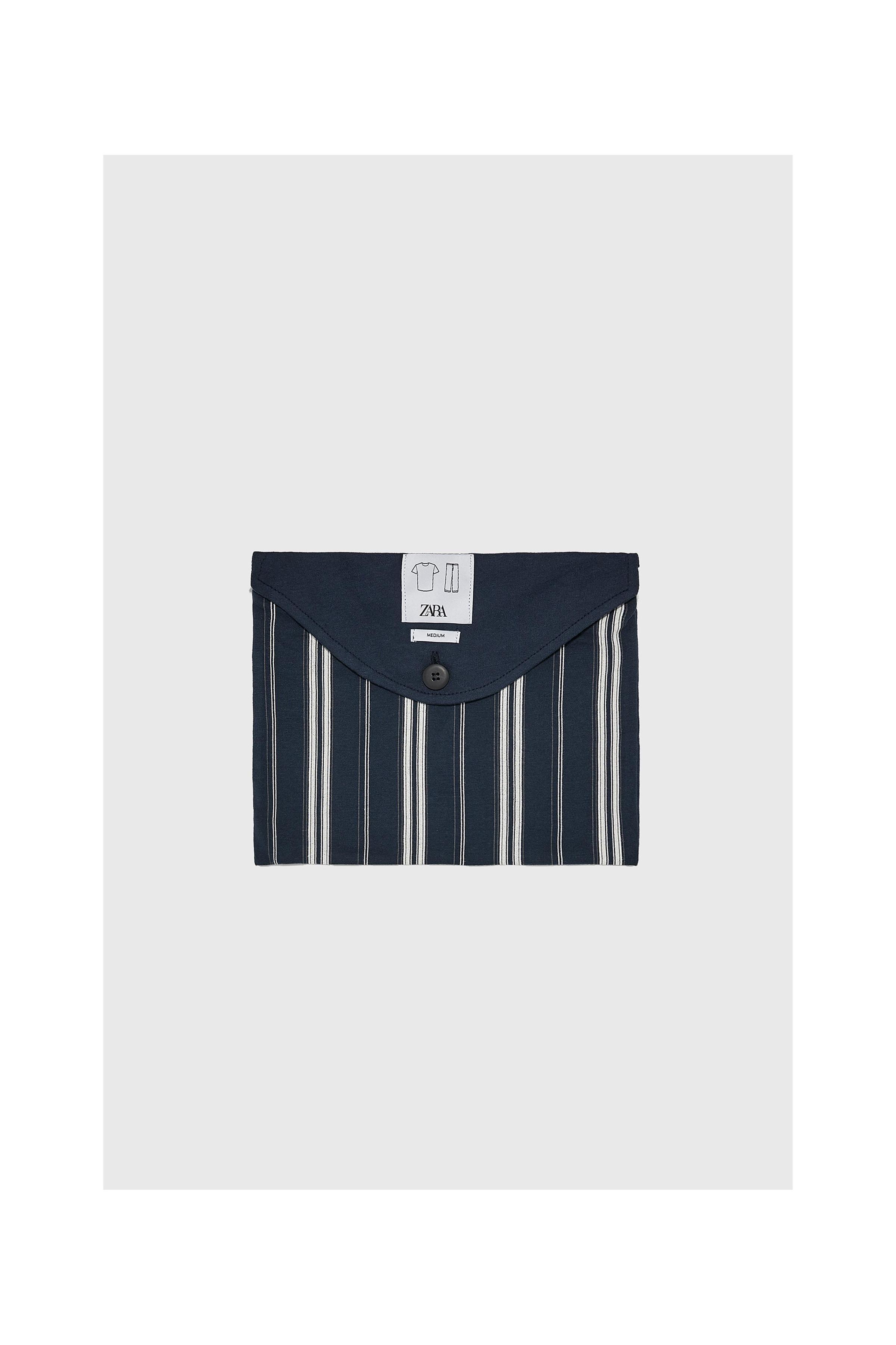 Zara CONTRASTING PAJAMA SET