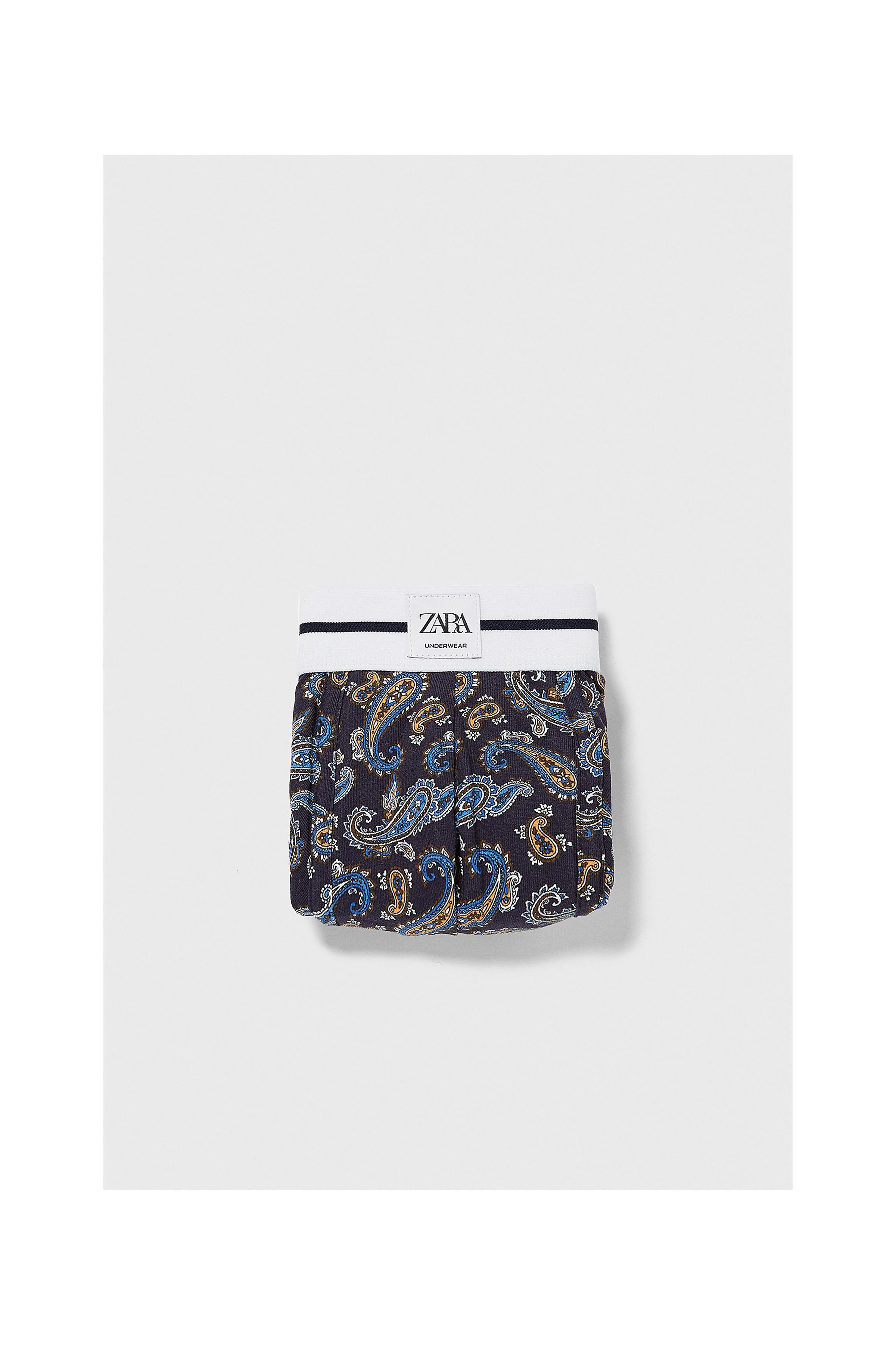Zara PAISLEY PRINTED BOXERS
