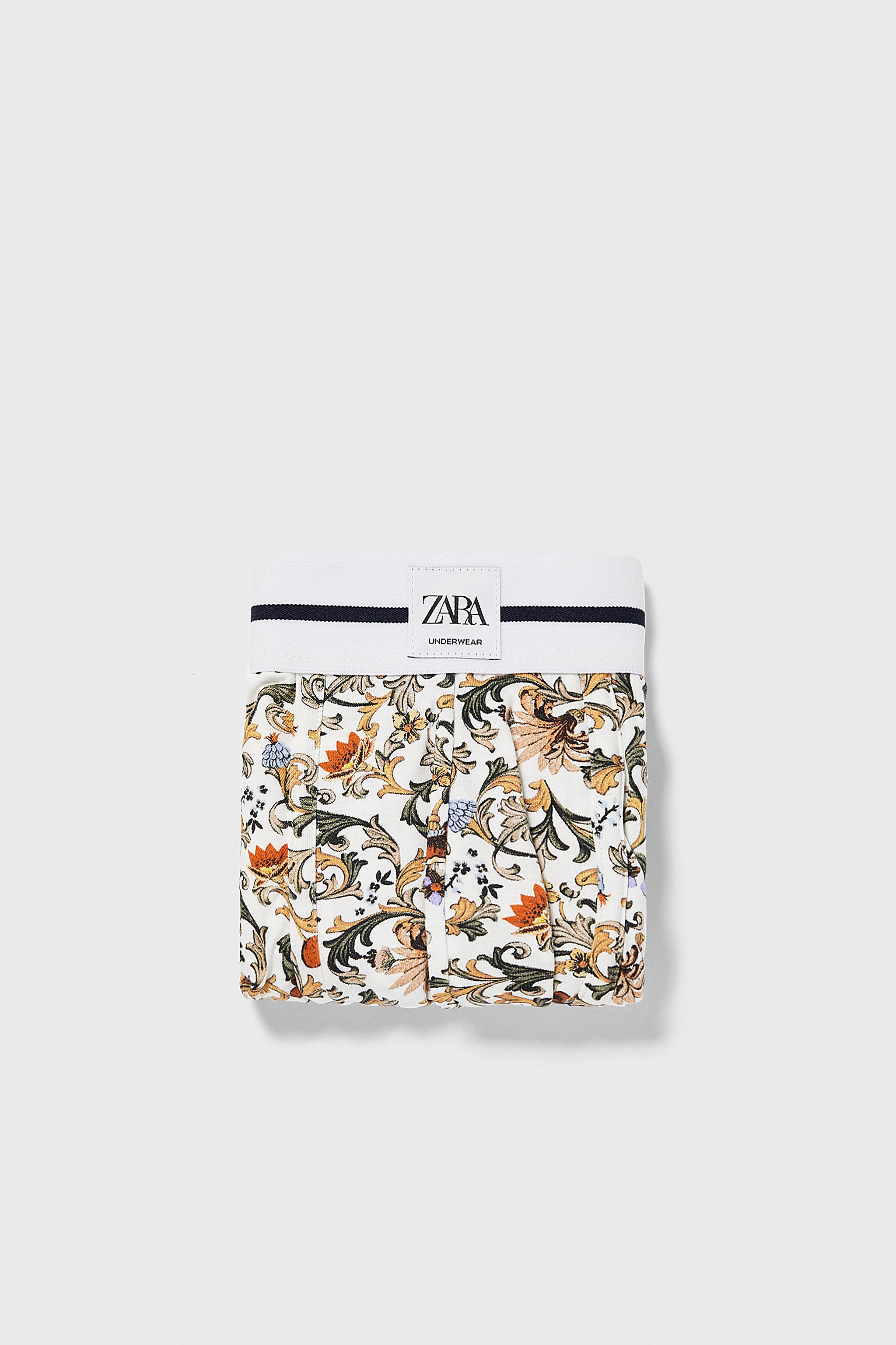 Zara BAROQUE PRINTED BOXERS