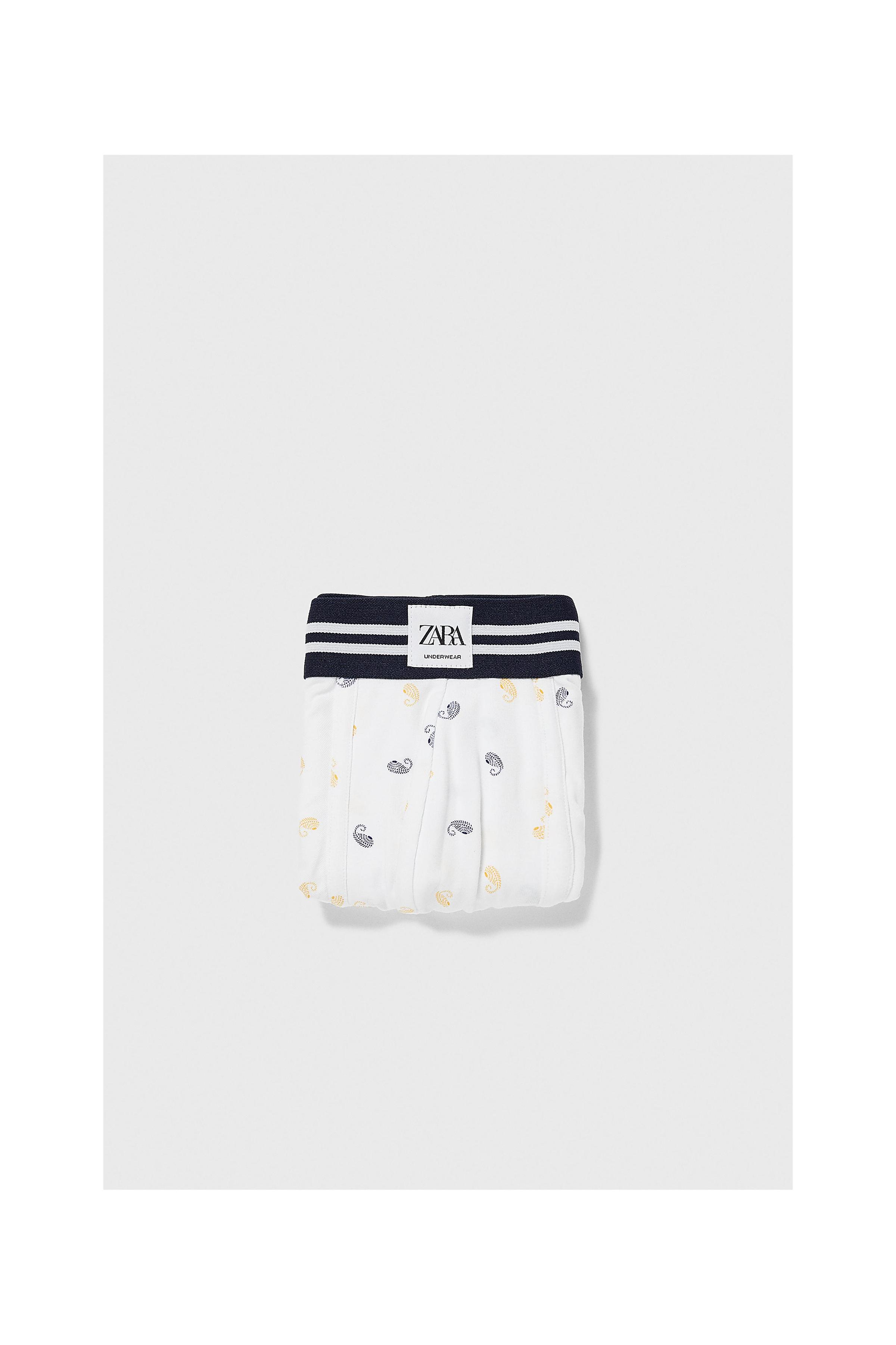Zara PAISLEY PRINTED BOEXERS