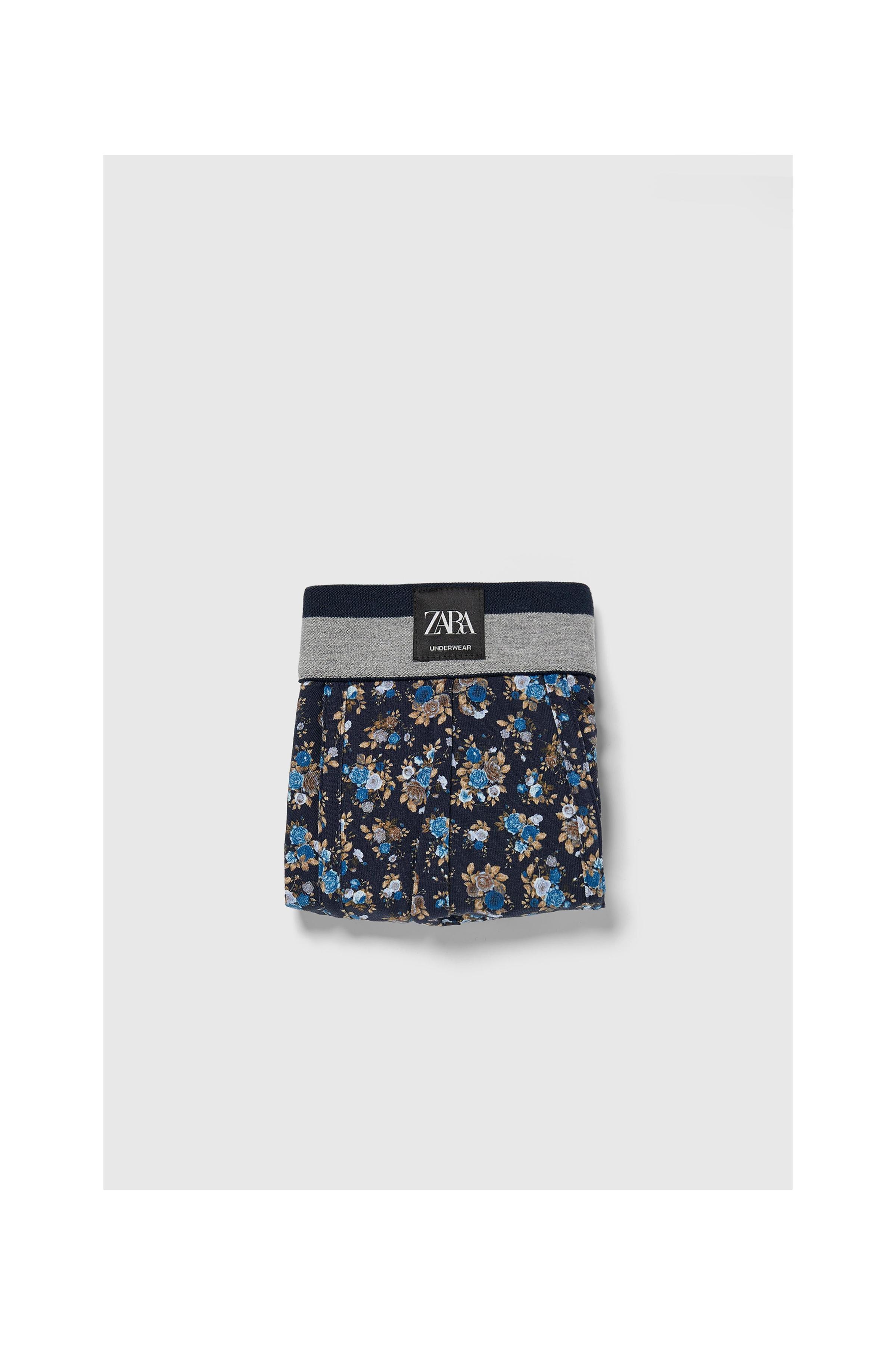 Zara FLORAL PRINT BOXERS