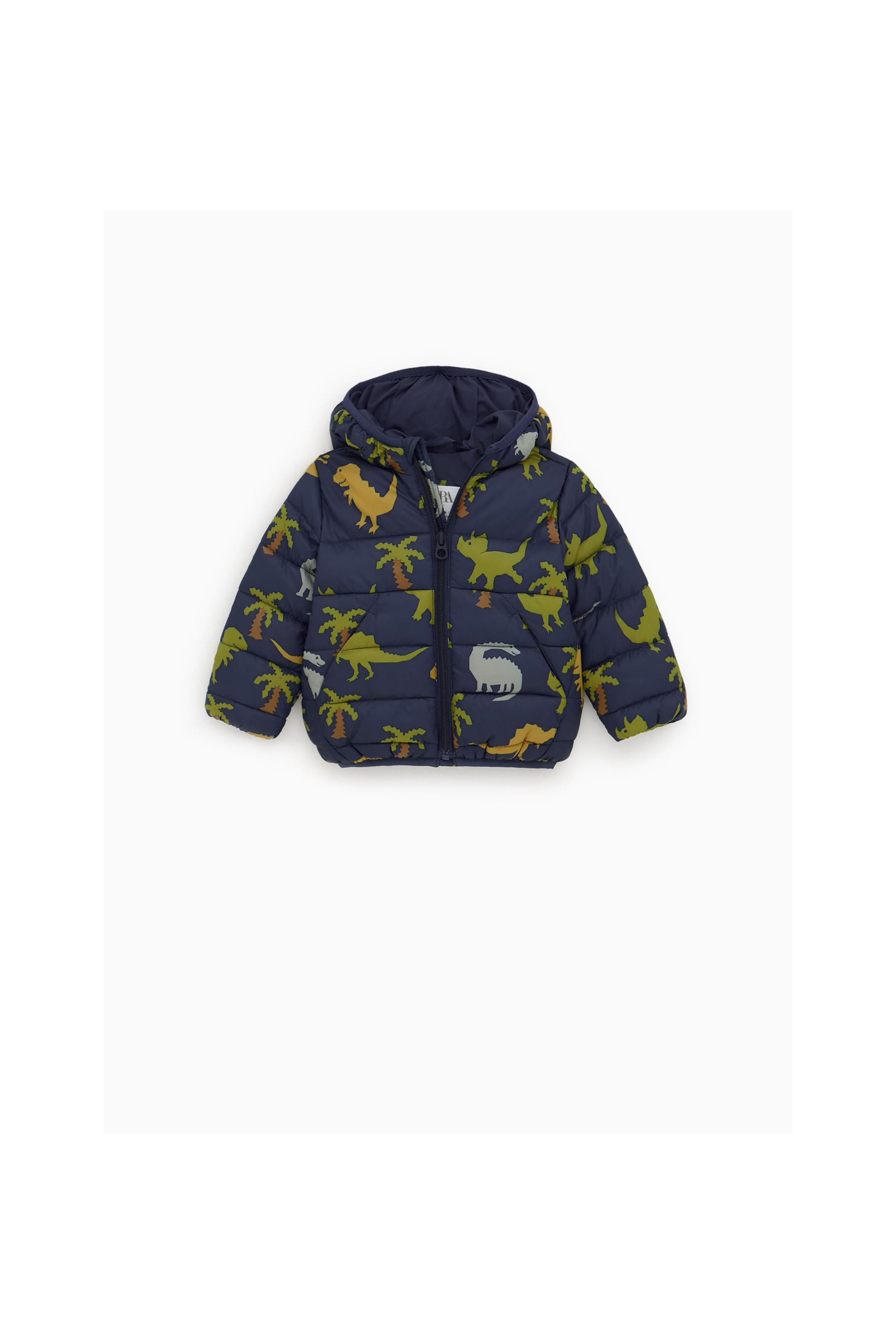Zara DINOSAUR PUFFER JACKET