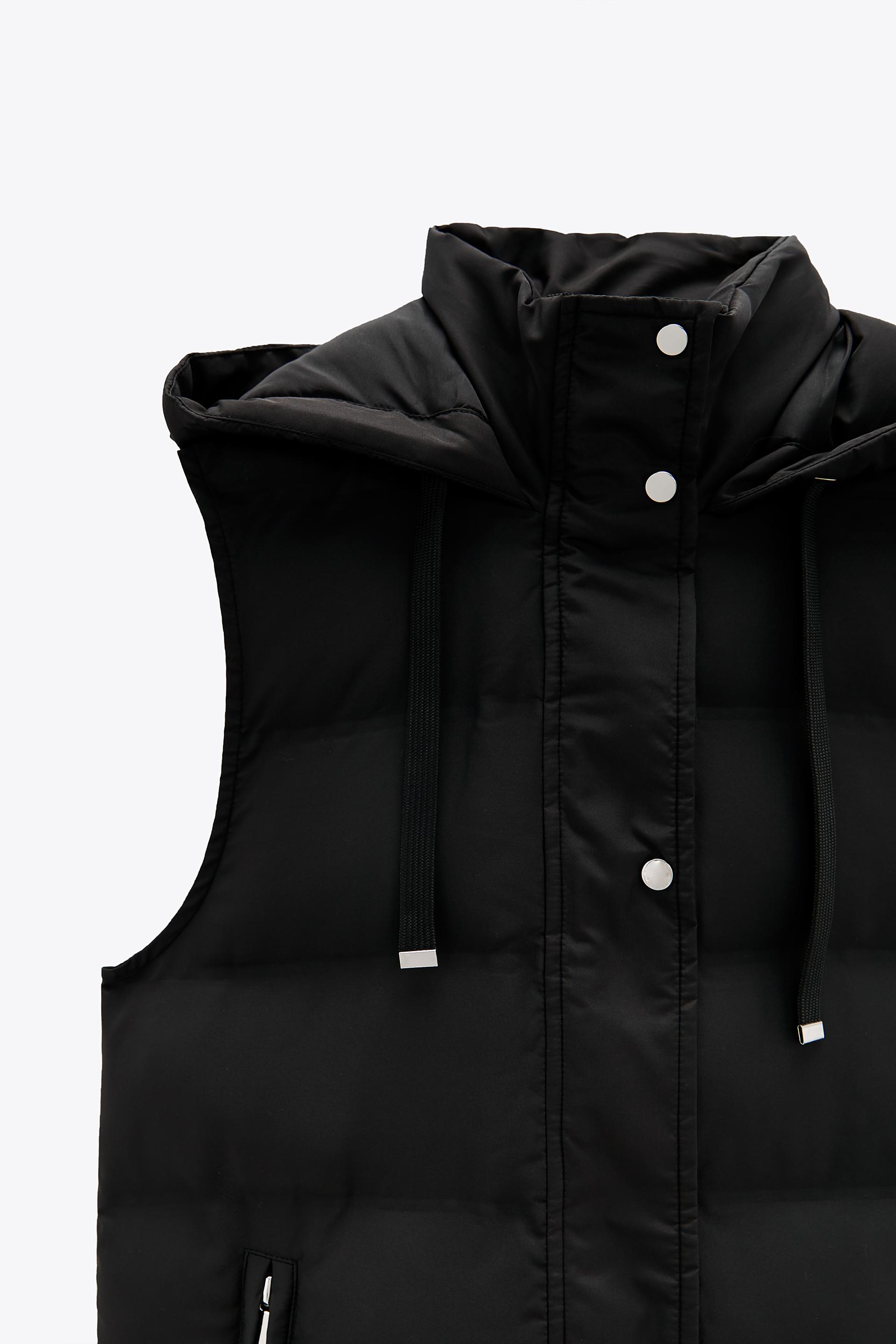 Zara DOUDOUNE SANS MANCHES MATELASSÉE WATER AND WIND PROTECTION