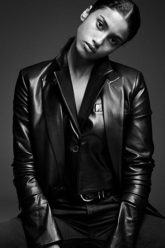 Blouson Cuir Aviateur Zara Cuir souple nettoyage par un spécialiste