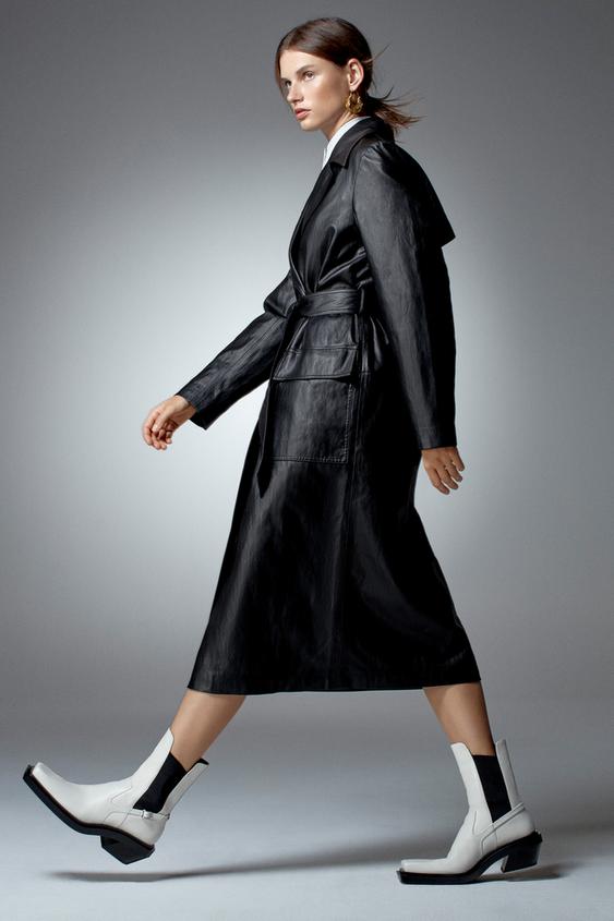 Faux Leather Trench Coat Zara LIMITED EDITION FAUX LEATHER TRENCH COAT | ZARA Hong Kong SAR / ???????