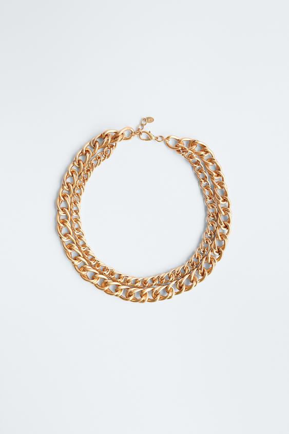 Zara link necklace Clearance