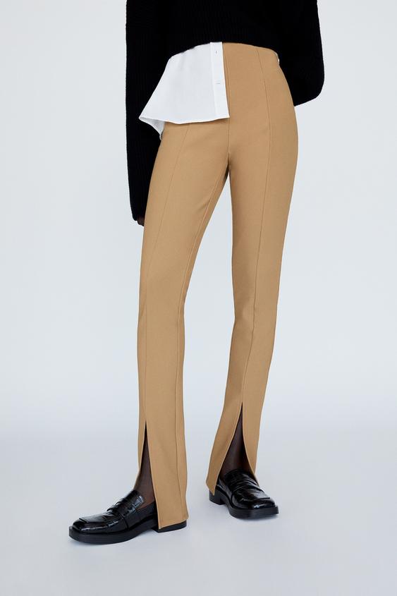 LEGGING CÃ?TELÃ? Ã? FENTES AVANT | ZARA Belgique / Belgium jean fente zara