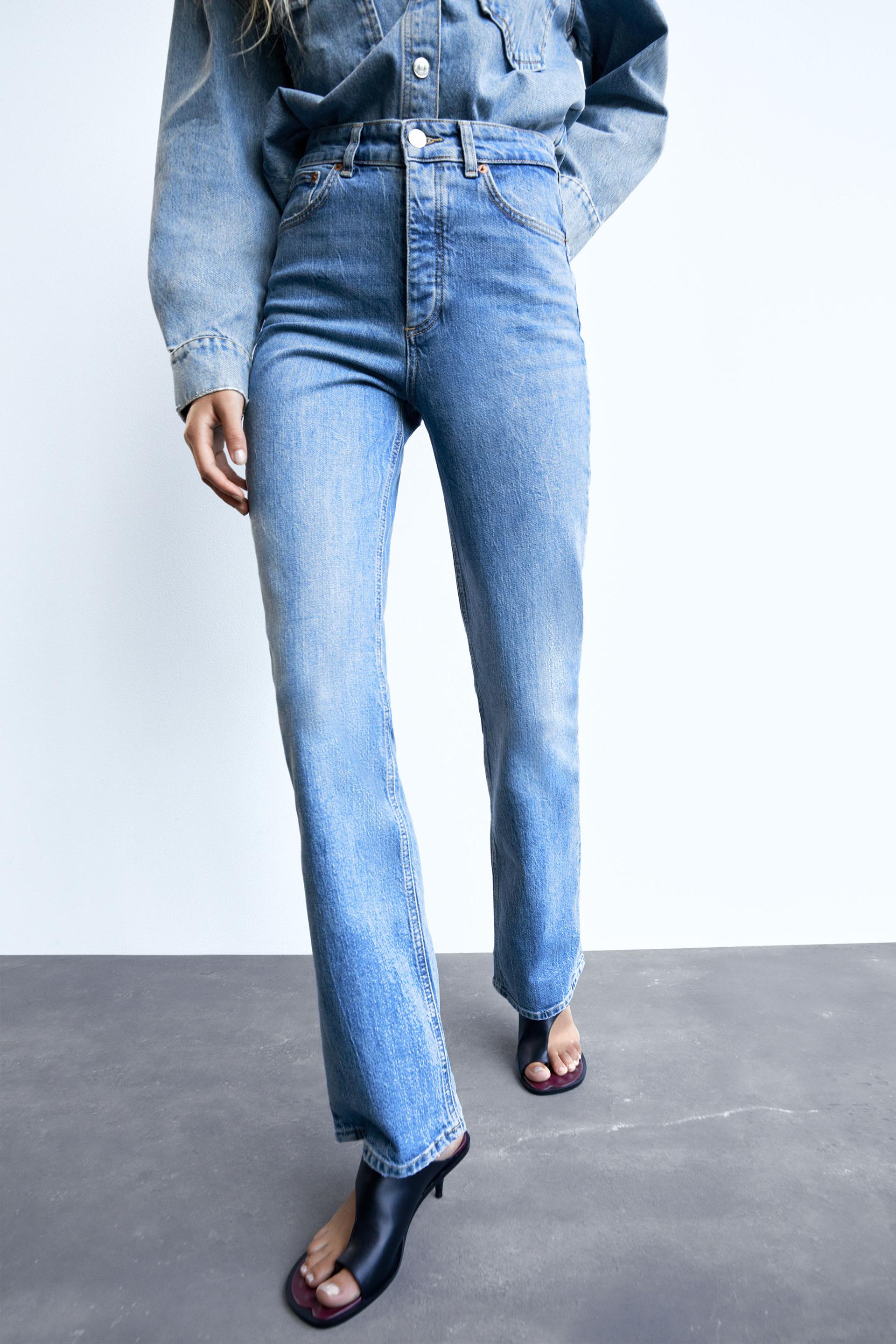 Modalite.net - Zara JEAN TAILLE HAUTE BOOTCUT - 58092058-400- jean bootcut femme zara