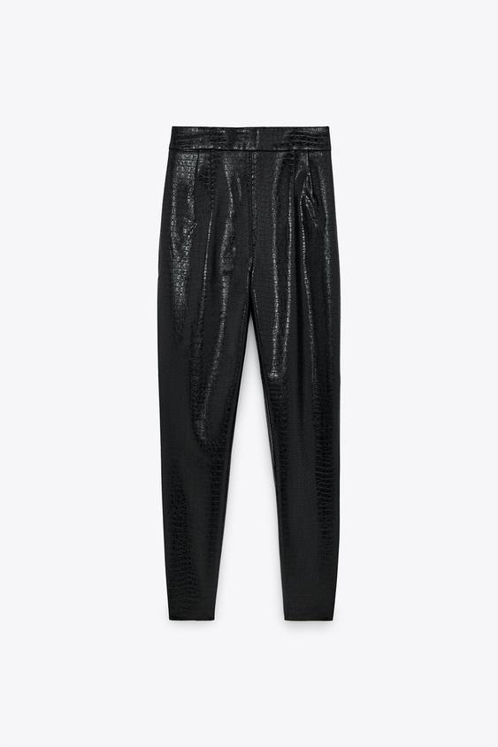 CELANA PANJANG KETAT KULIT IMITASI ZARA Indonesia CELANA PANJANG KETAT KULIT IMITASI ZARA Indonesia