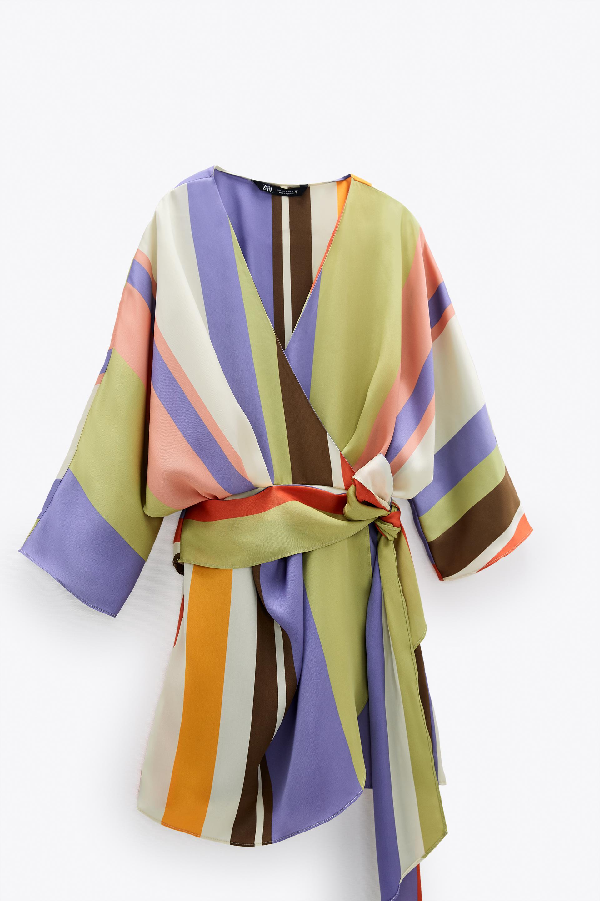 Zara ÇİZGİLİ TULUM ELBİSE 71611685050 Zara ÇİZGİLİ TULUM ELBİSE 71611685050