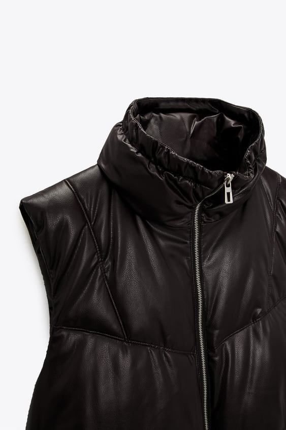 Veste En Cuir Zara Sans Manche Veste En Cuir Zara Sans Manche - Communauté MCMS