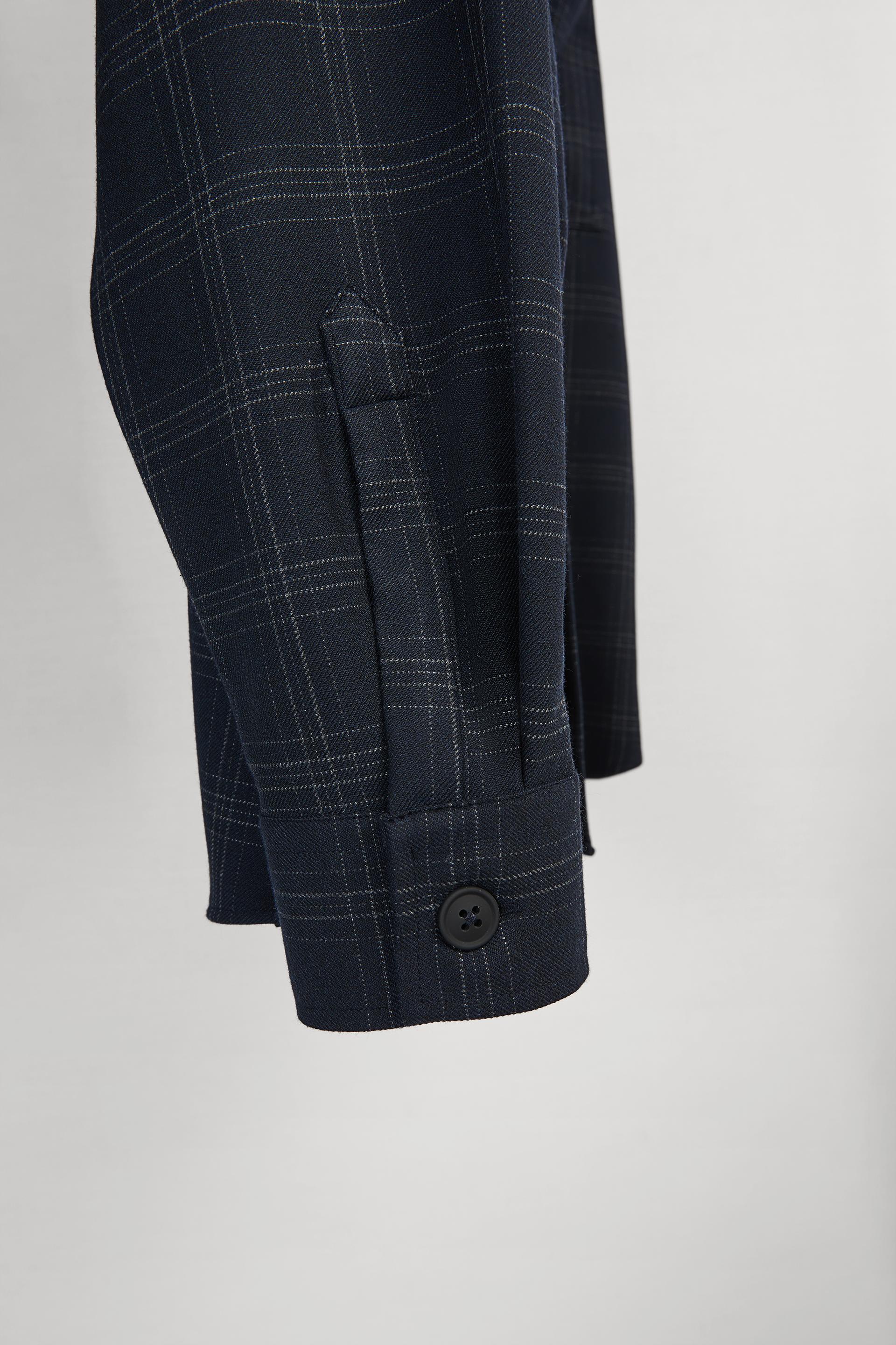 Zara SURCHEMISE STRUCTURÃ?E Ã? CARREAUX - 82076773-401- surchemise zara ceinture