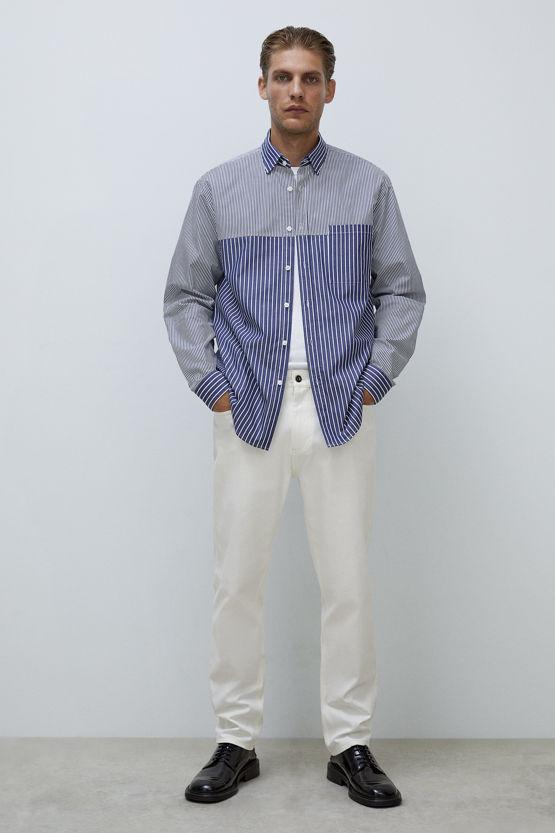 On Trend: Men's Vertical Striped Shirts - VanityForbes