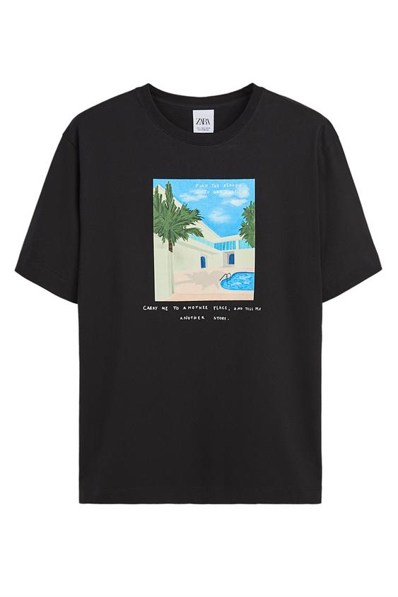 T SHIRT MOTIF GAMBAR KOLAM RENANG ZARA Indonesia T SHIRT MOTIF GAMBAR KOLAM RENANG ZARA Indonesia