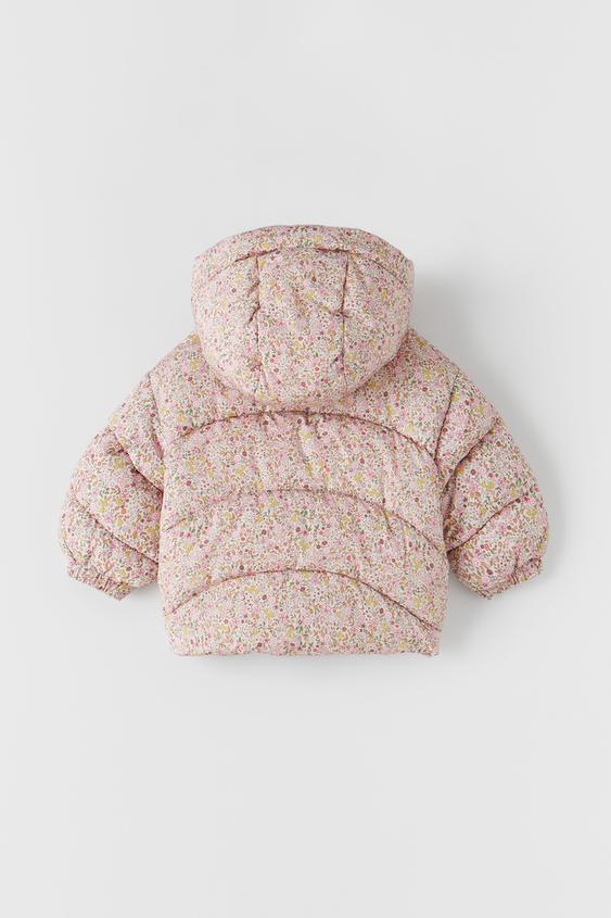 VESTE MATELASS??E ?? FLEURS | ZARA International