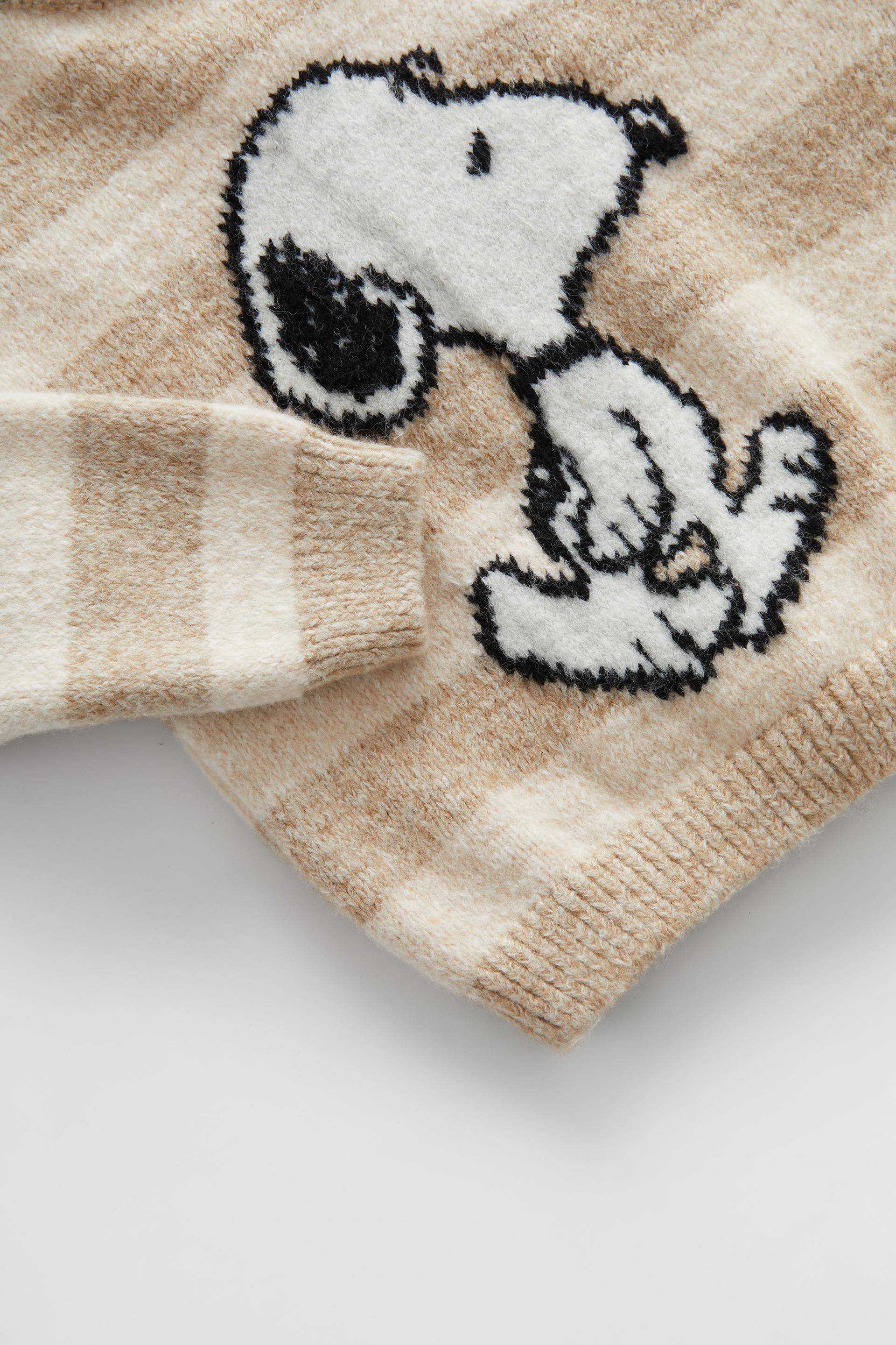 Zara SNOOPY ® PEANUTS KNIT SWEATER 81634782081