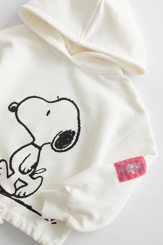 Zara snoopy sweatshirt Clearance