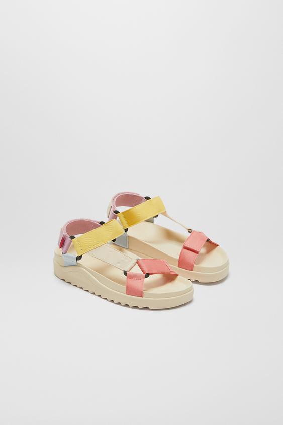 Modalite Net Zara Cok Renkli Teknik Sandalet 12642530 I2020