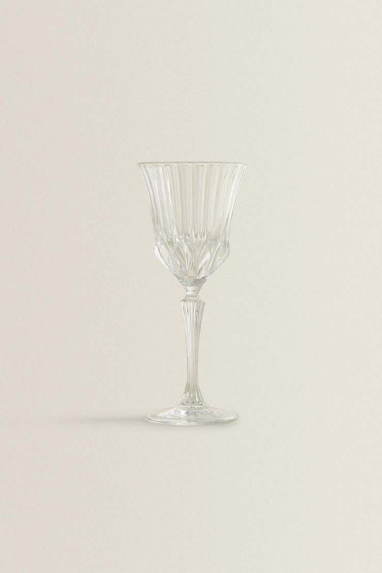 ENGRAVED CRYSTALLINE WATER GLASS