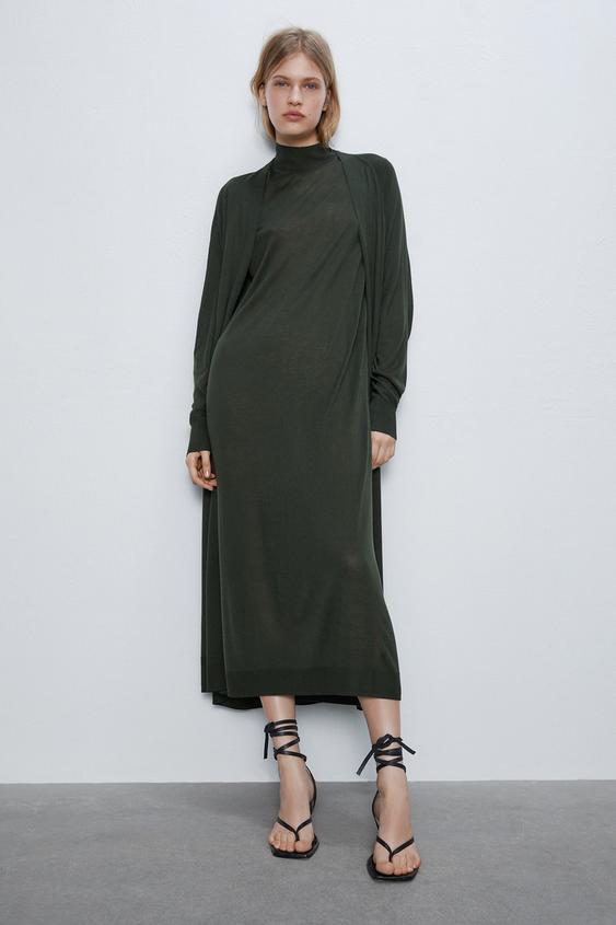Zara KNIT MIDI DRESS 01509005V2020