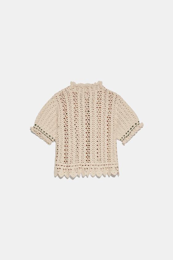 Zara CROCHETED TOP 01957003V2020