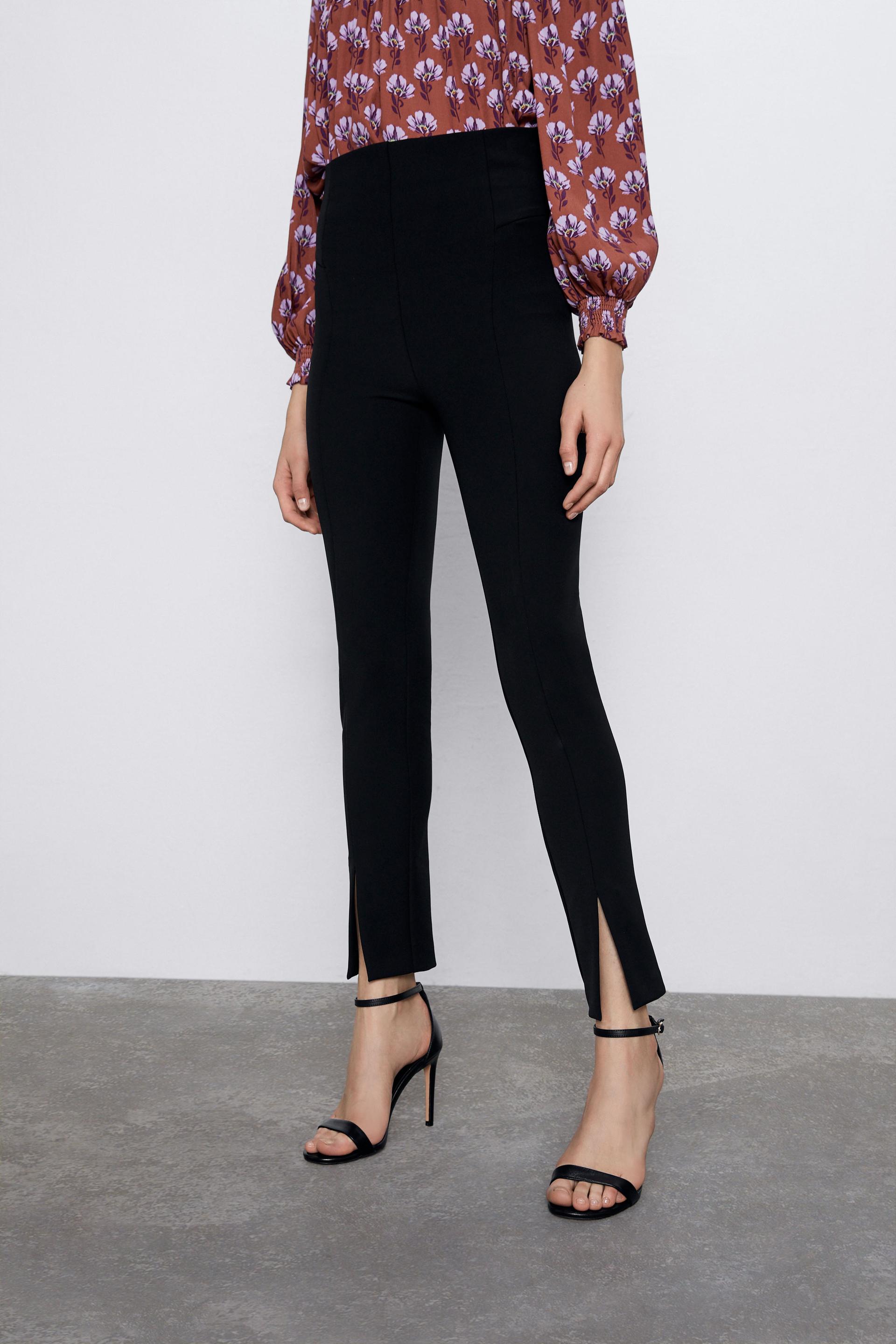 Черные брюки Zara