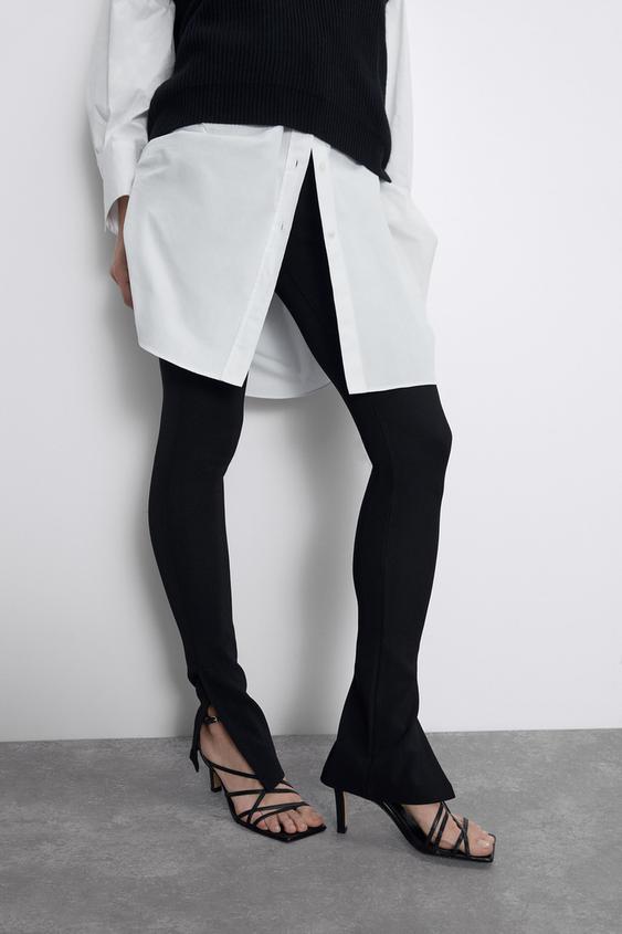 Ottoman leggings beige Clearance