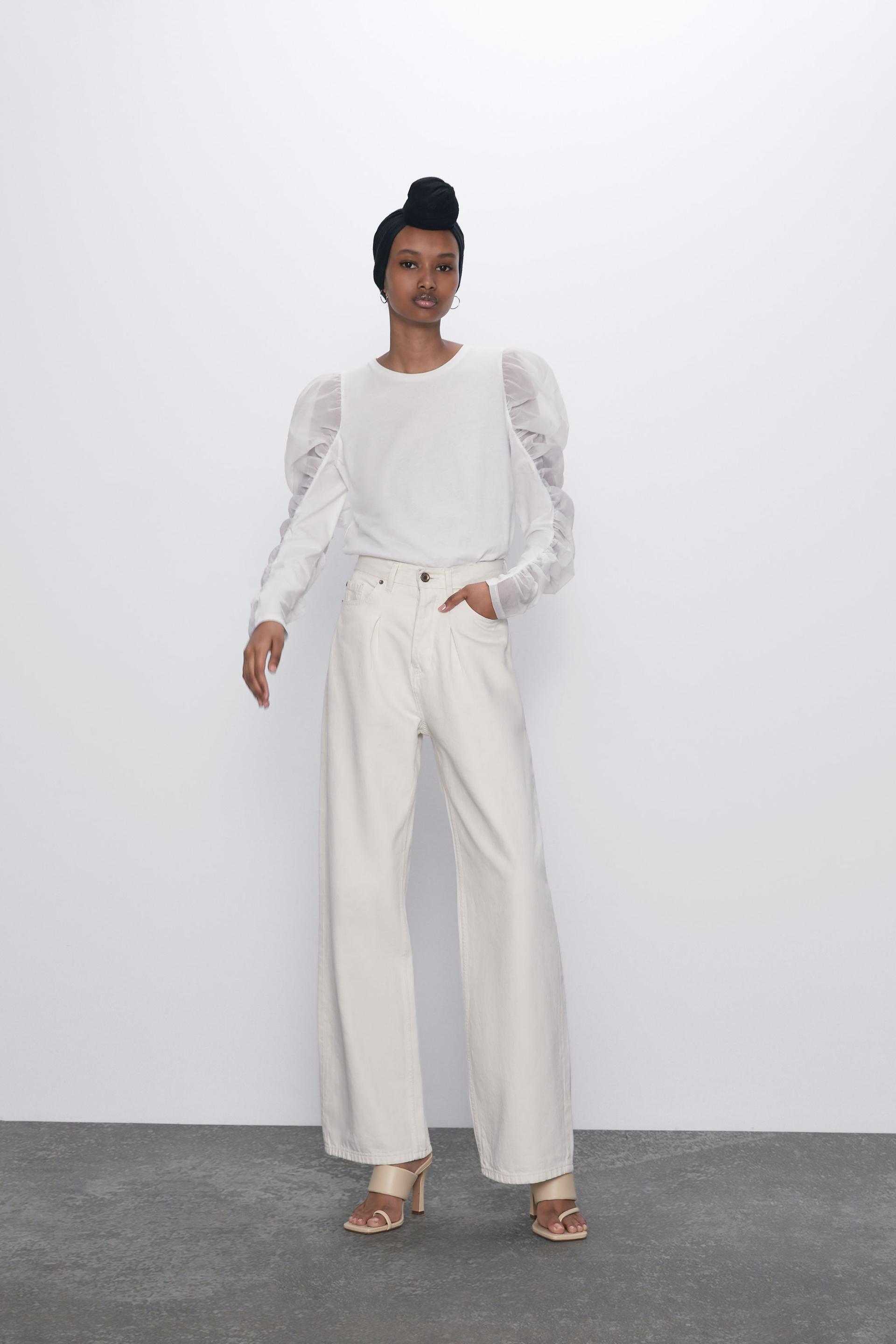 Blouse A Manche Bouffante Zara Image Of Blouse and Pocket Blouse A Manche Bouffante Zara Image Of Blouse and Pocket