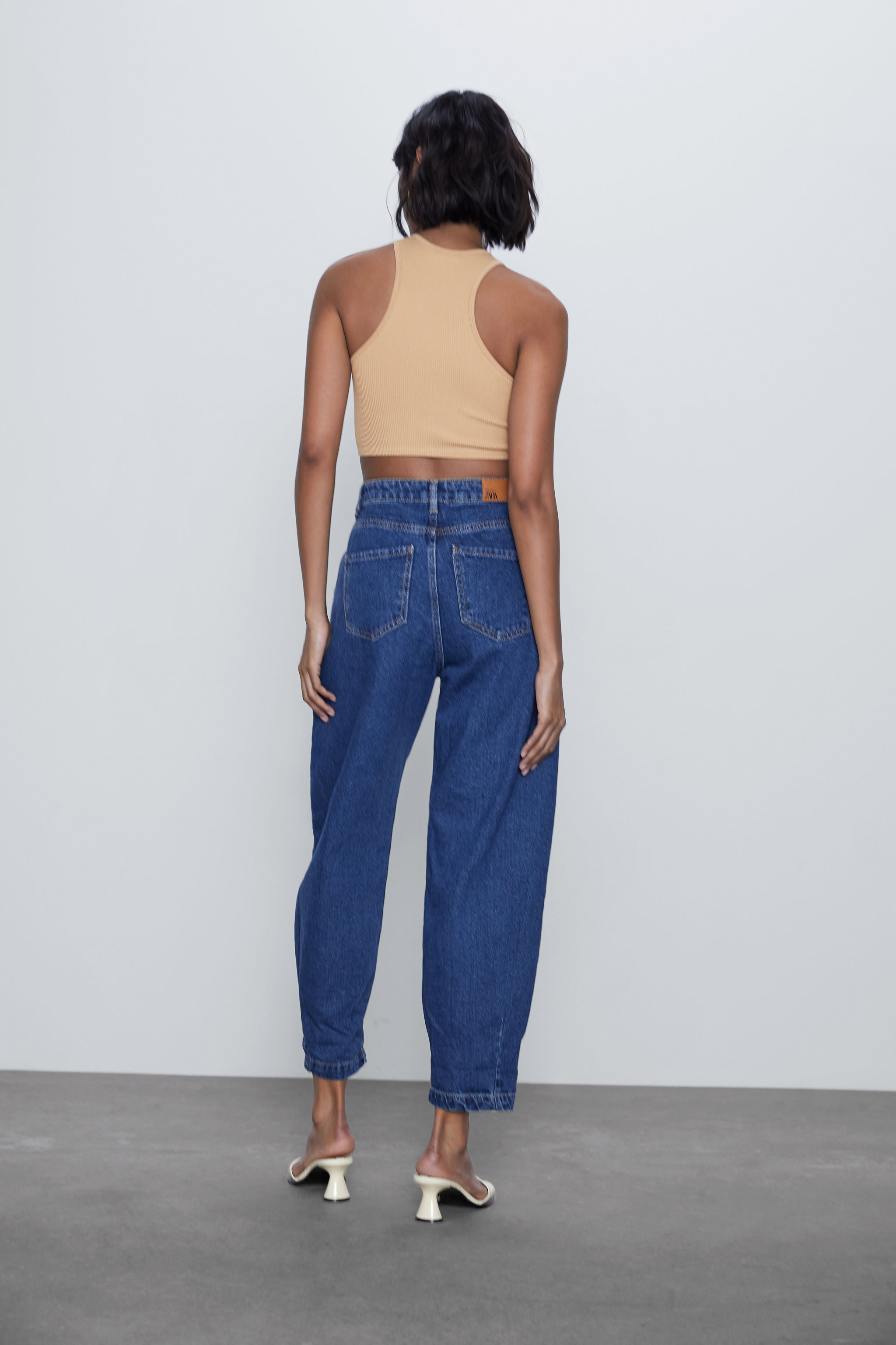 Jeans Vita Alta Larghi Zara | Bruin Blog