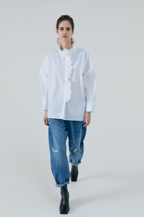 KEMEJA  OVERSIZE RIMPEL ZARA  Indonesia  KEMEJA  OVERSIZE RIMPEL ZARA  Indonesia