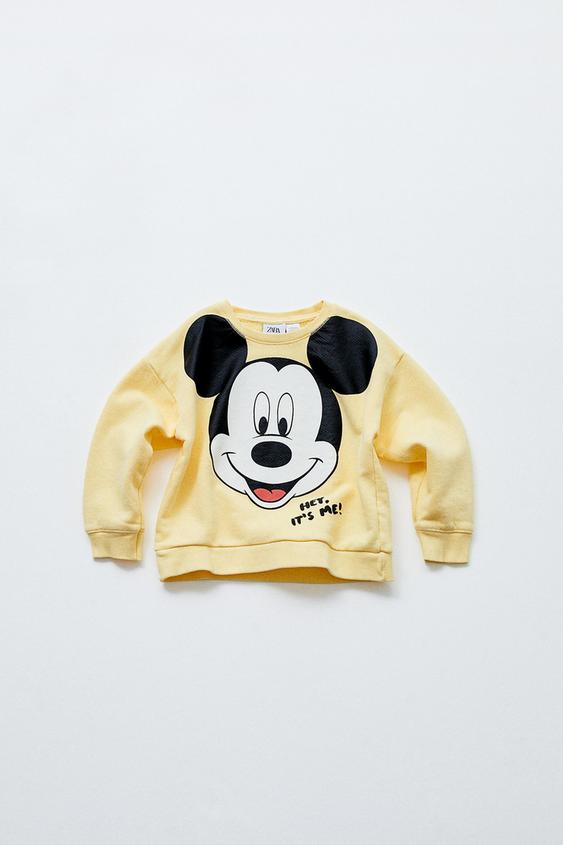 Mickey sweatshirt zara Clearance